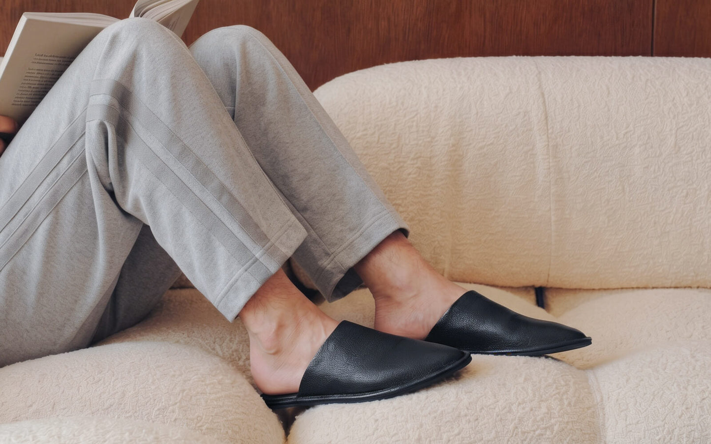 Lounge Mules For Men : Black
