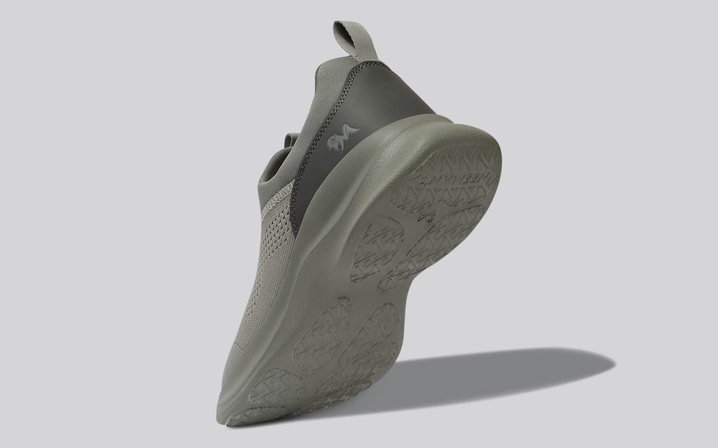 Mono Curve Slip Ons for Men : Grey