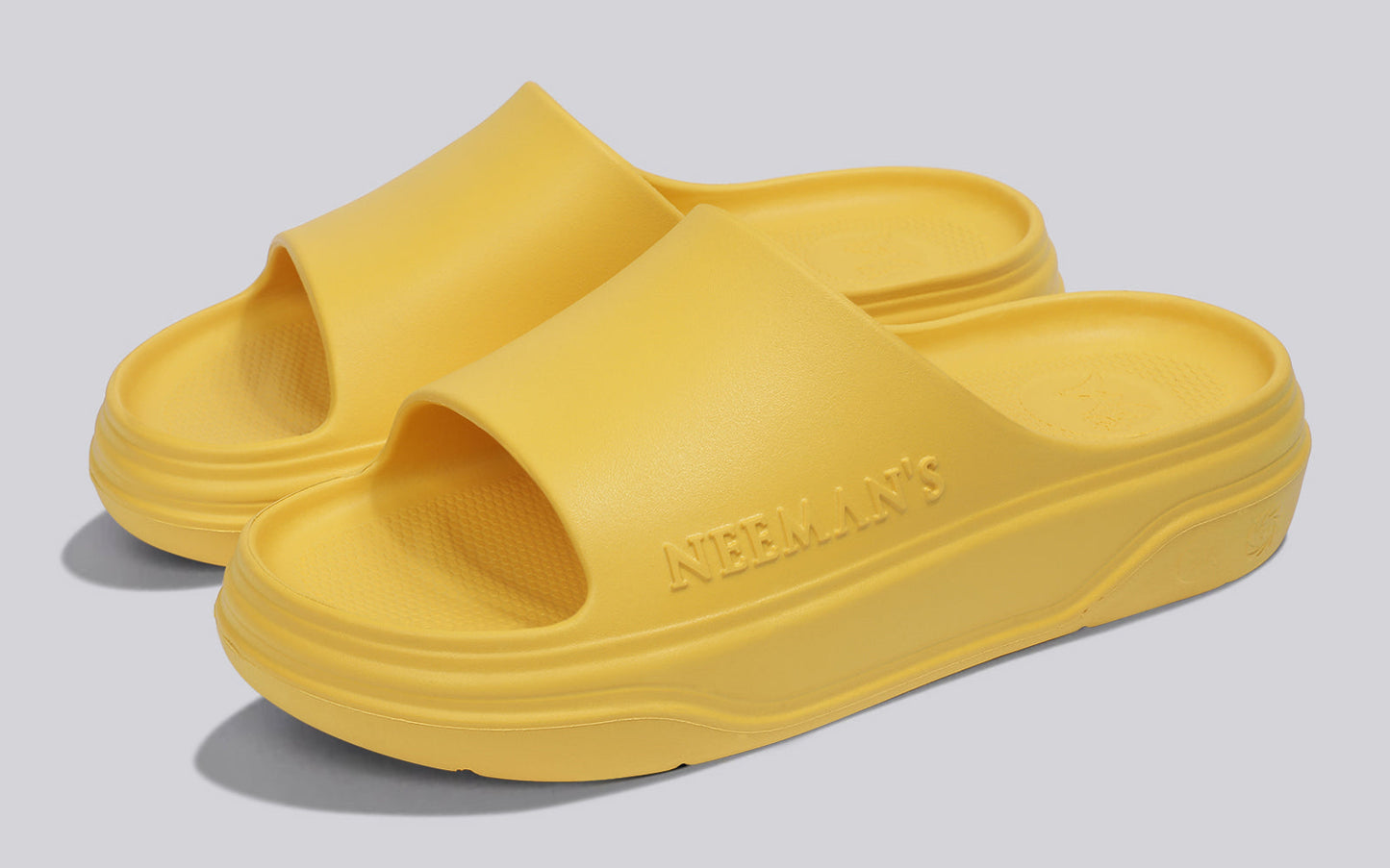 Cushers Slides For Men : Yellow