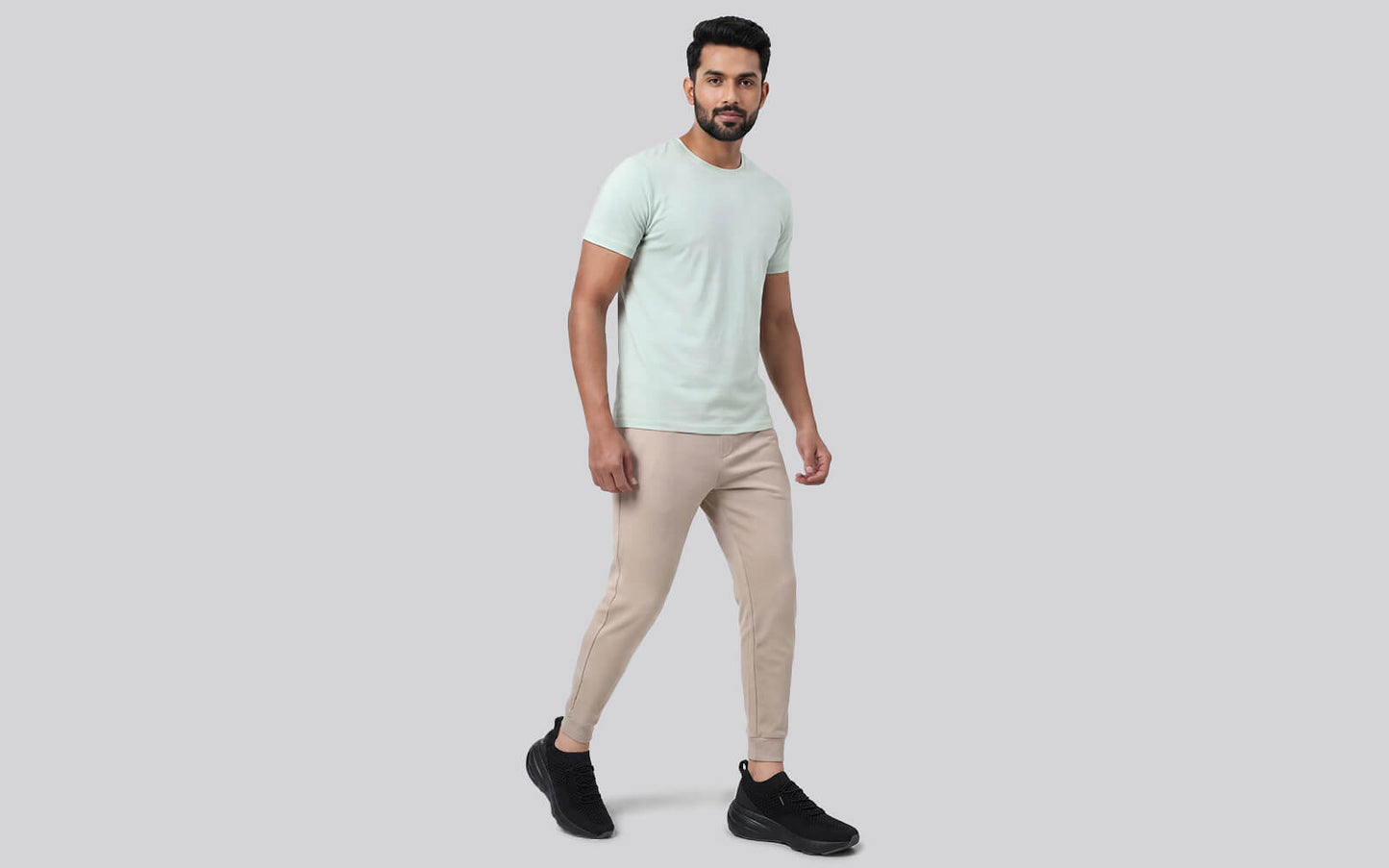 Begin Walk Soothe Lace Ups for Men : Black