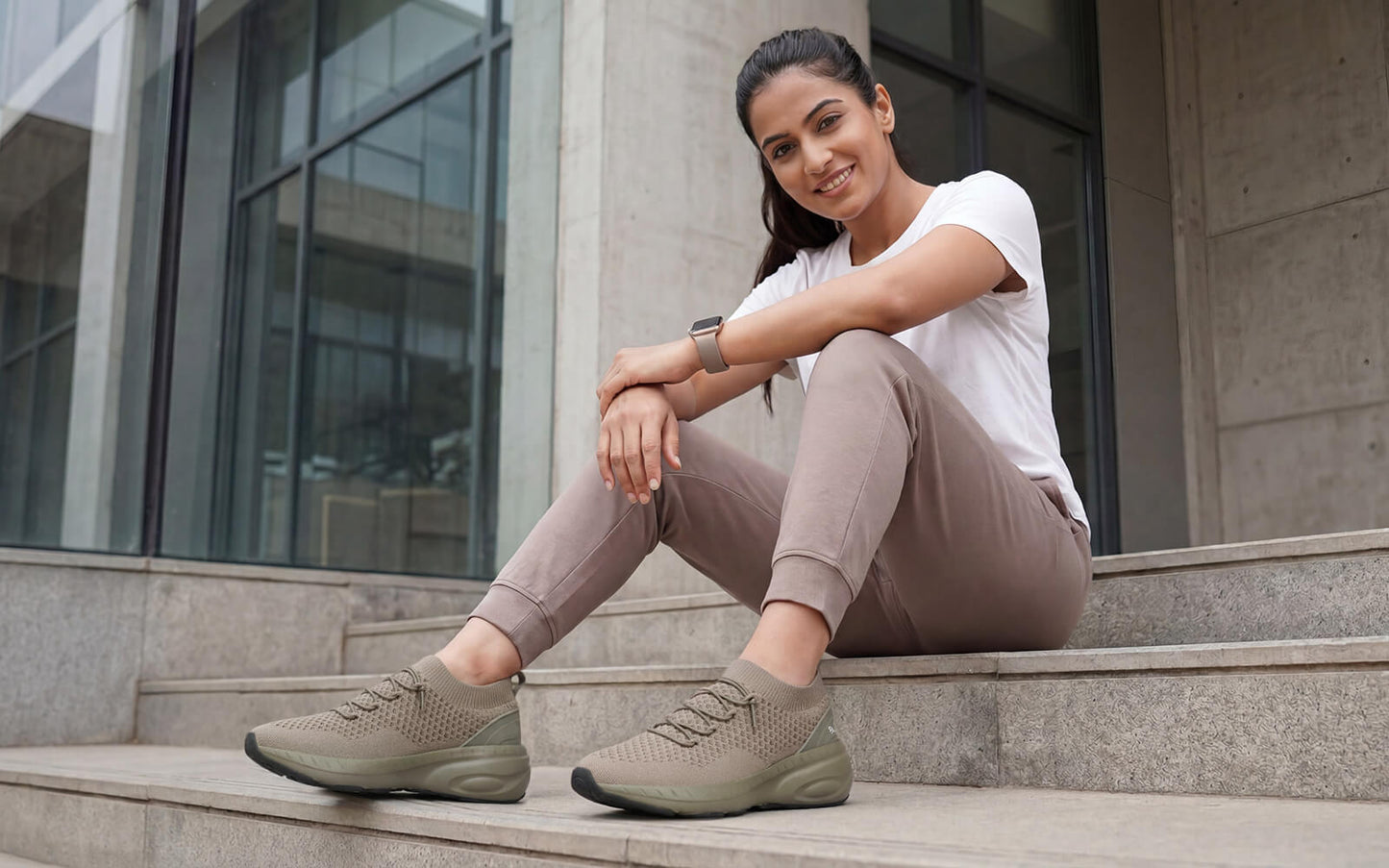 Begin Walk Soothe Lace Ups for Women : Goat