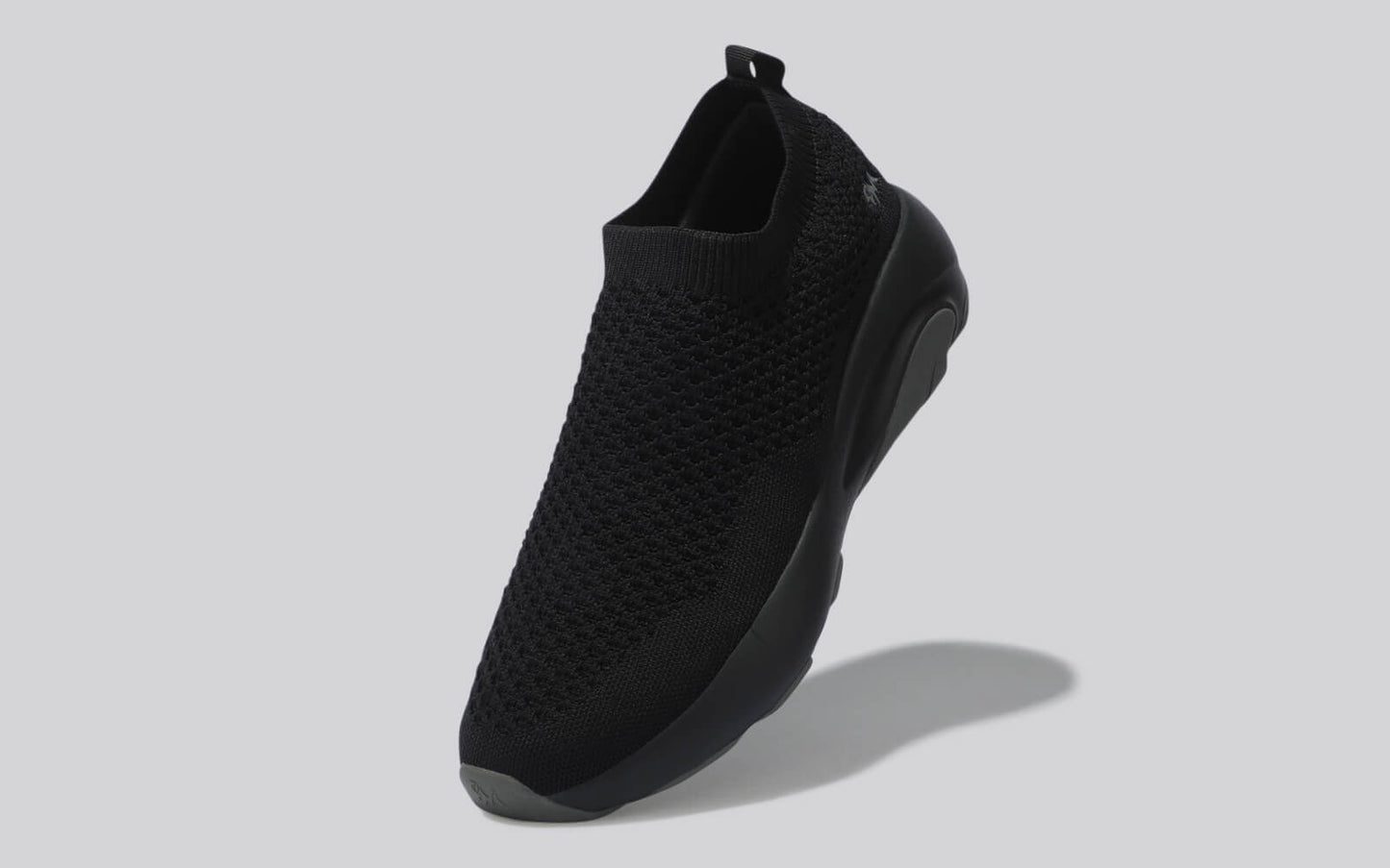 Begin Walk Soothe Slip Ons for Men : Black