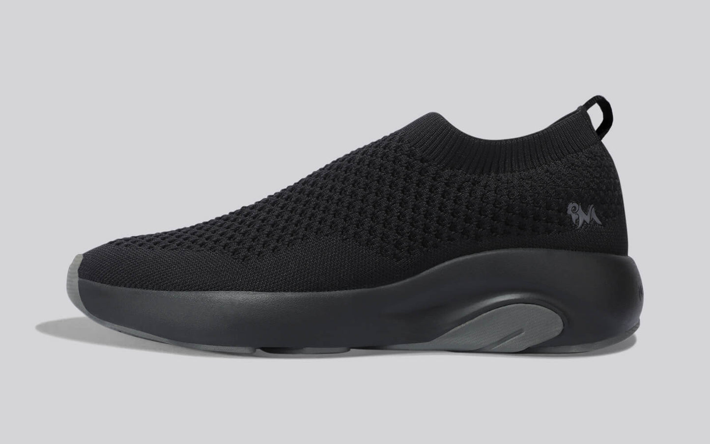 Begin Walk Soothe Slip Ons for Men : Black