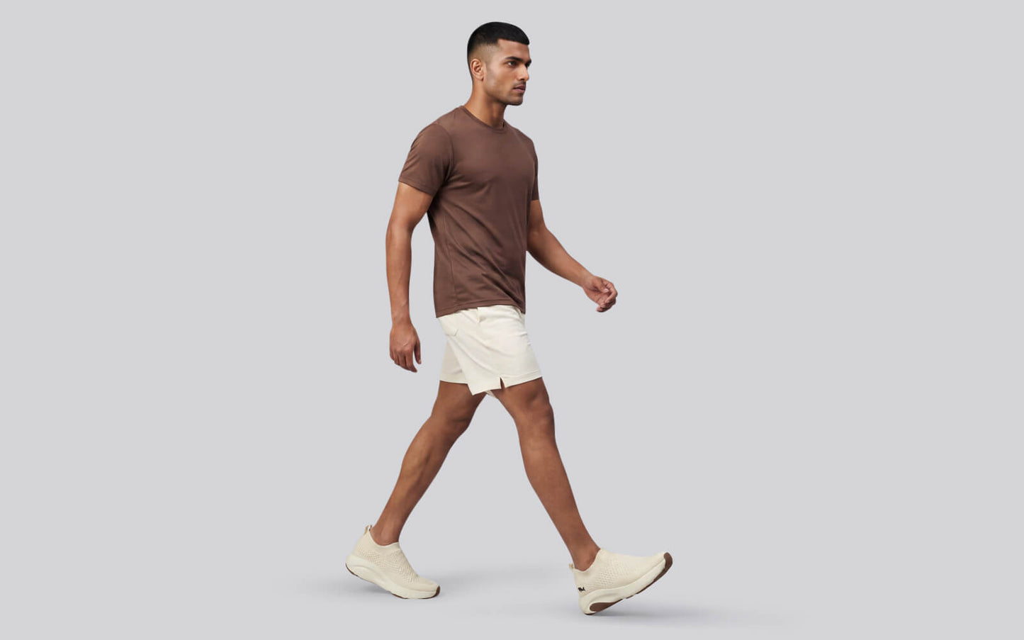 Begin Walk Soothe Slip Ons for Men : Ivory
