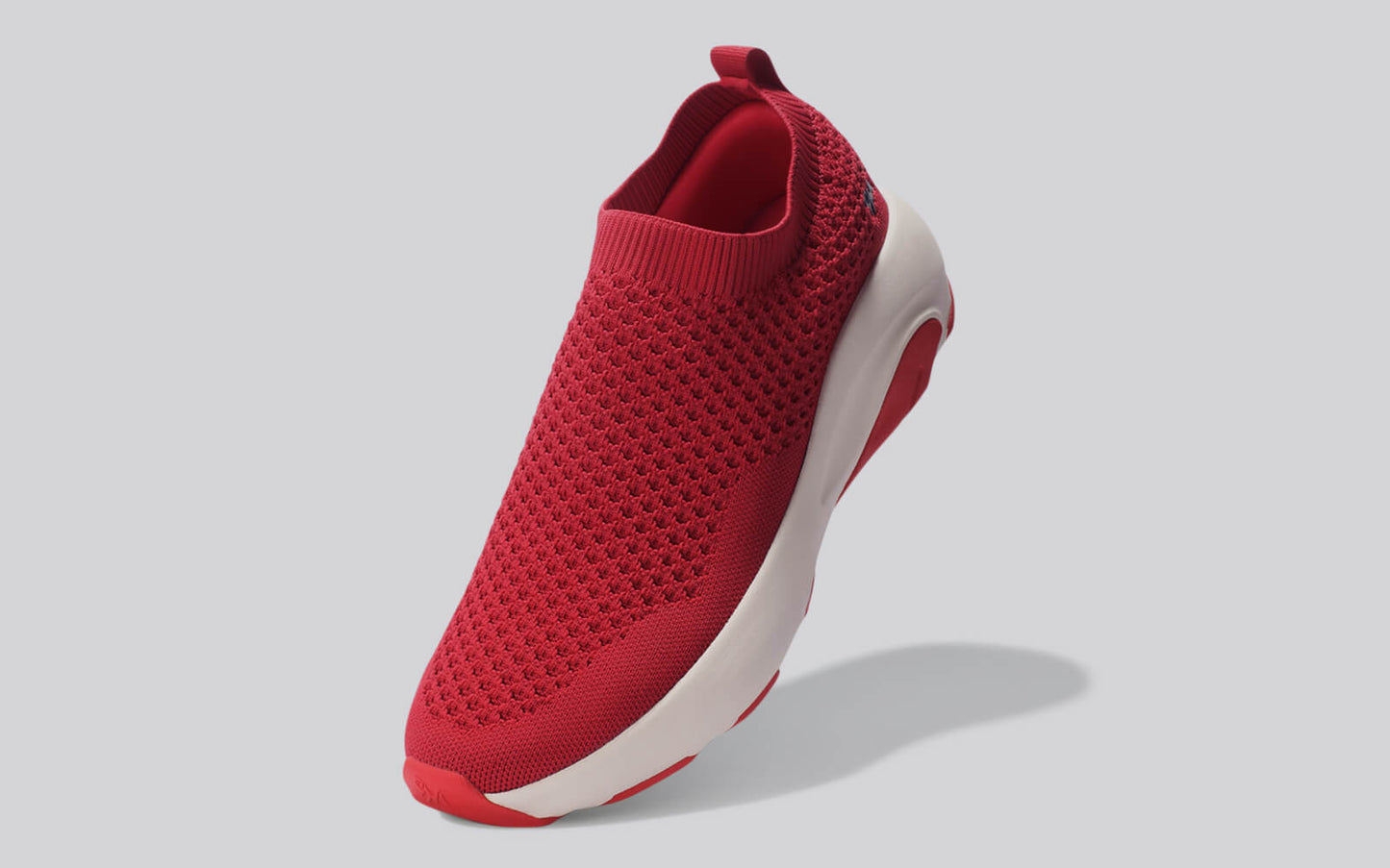 Begin Walk Soothe Slip Ons for Men : Red