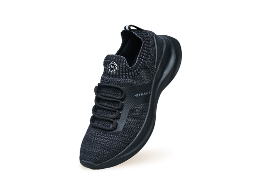 Fuse Knit Sneakers : Black