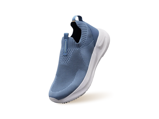 Flex Rib Slip Ons : Blue