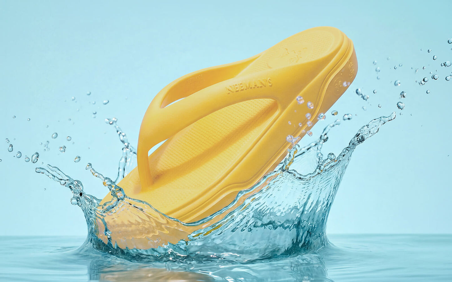 Cushers Flips For Men : Yellow