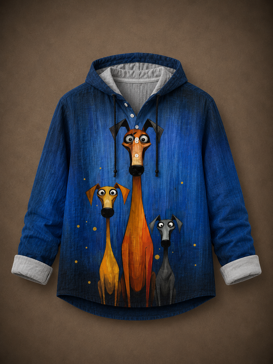Men's Premium Printed Hoodie Shirt Combo Set of 3