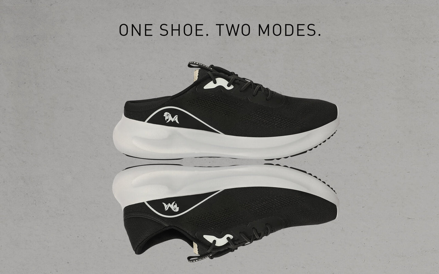 DuoForm Sneakers for Men : Black