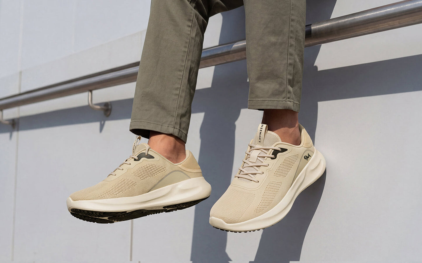 DuoForm Sneakers for Men : Ivory