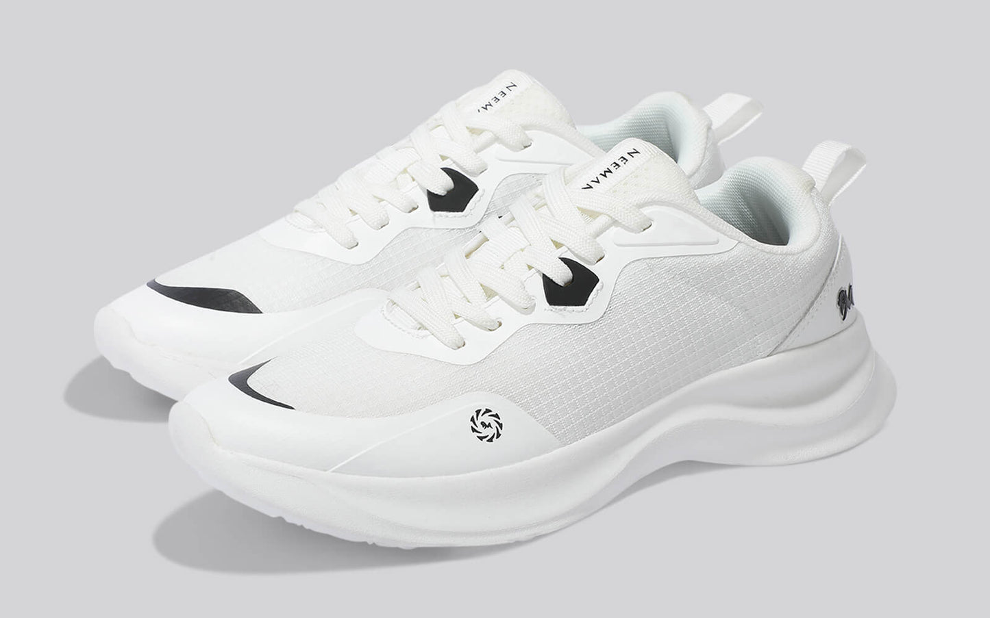 Grid Rush Sneakers For Women : White