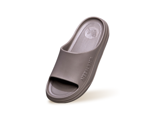 Cushers Slides For Men : Goat Grey