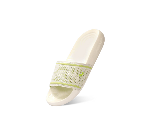 High Sprout Knitro Slides For Men : White