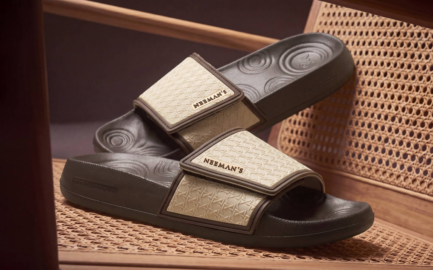 High Sprout Sensa Slides For Men : Brown
