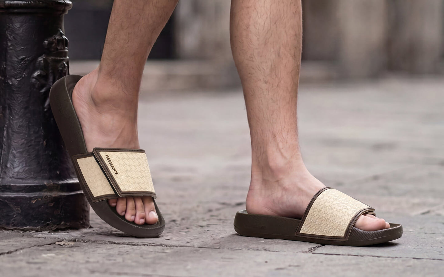 High Sprout Sensa Slides For Men : Brown