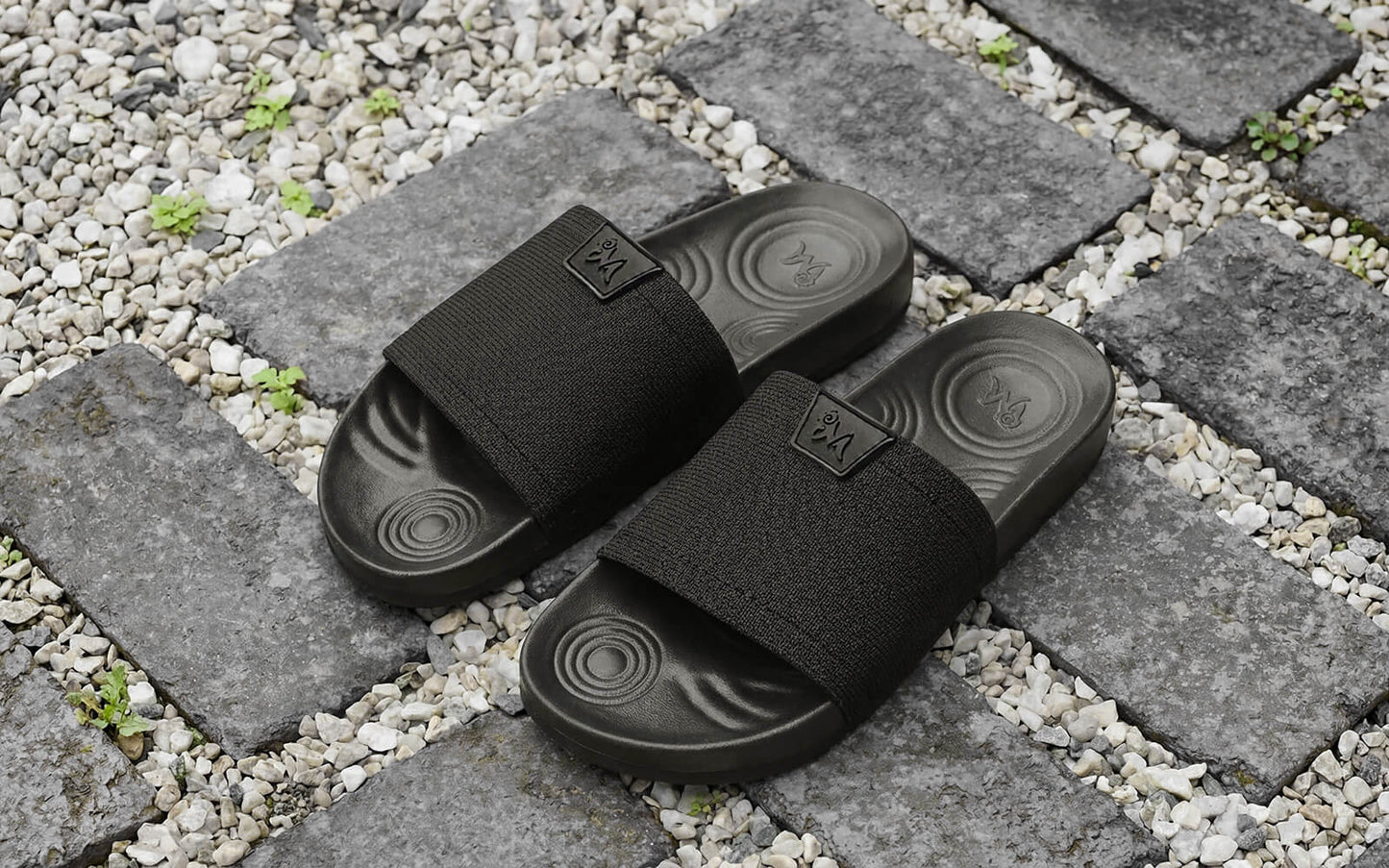 High Sprout Glideway Slides For Men : Black