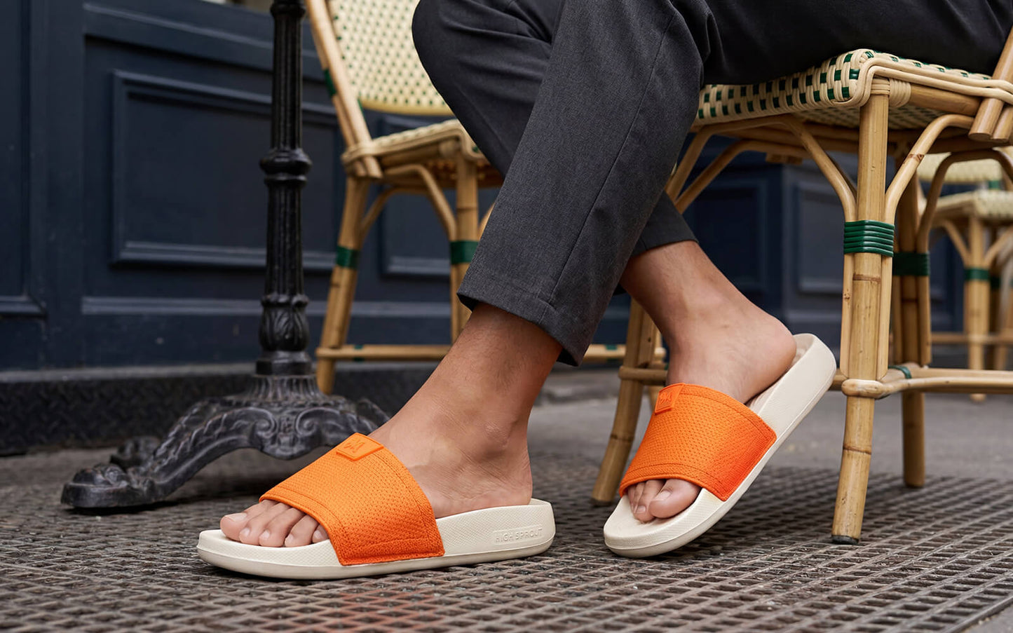 High Sprout Glideway Slides For Men : Ivory
