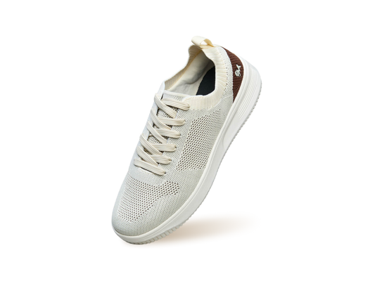 Casual Court Sneakers For Men : Ivory