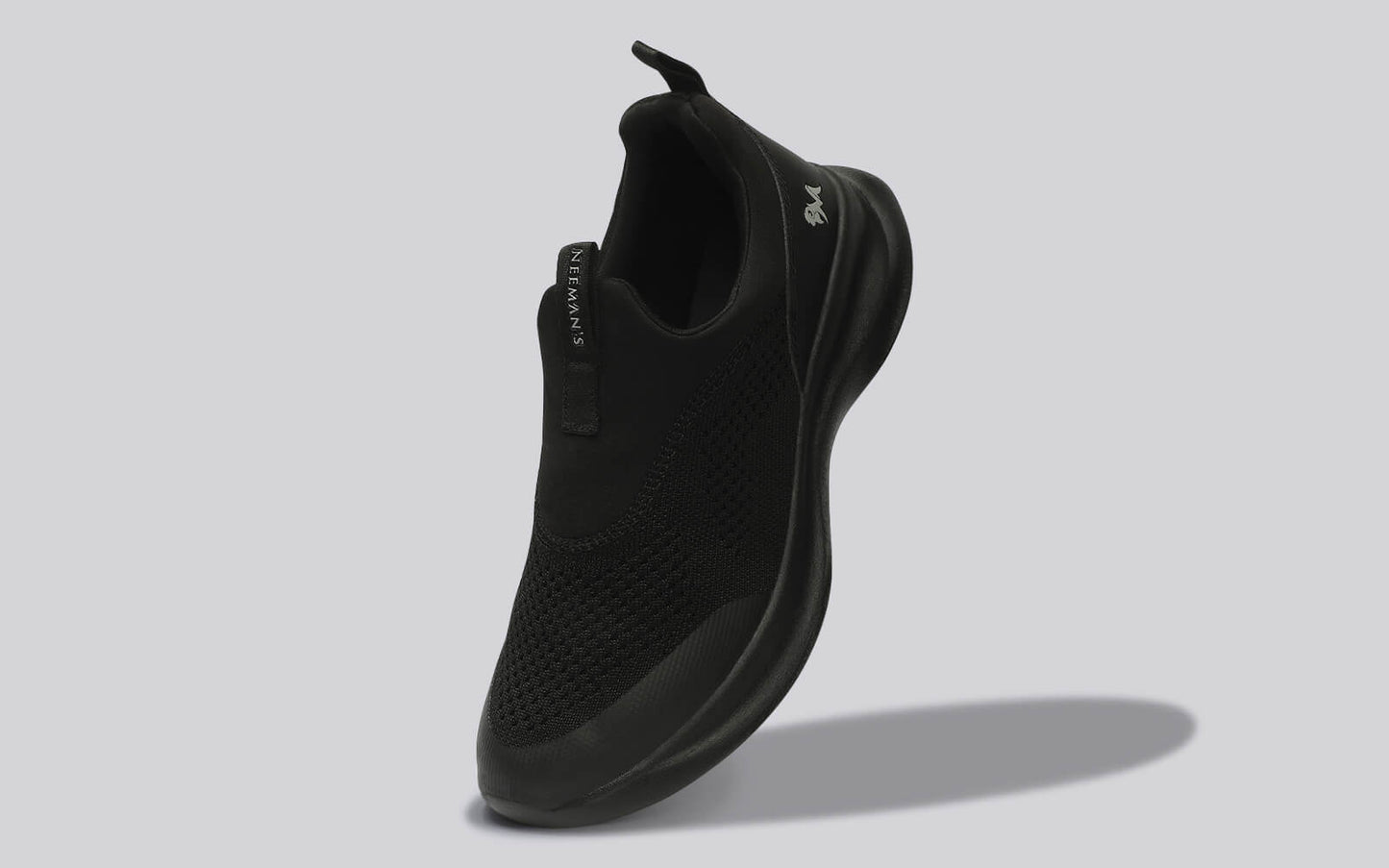 Mono Curve Slip Ons for Men : Black
