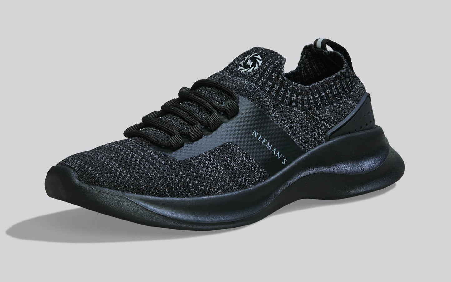 Fuse Knit Sneakers : Black