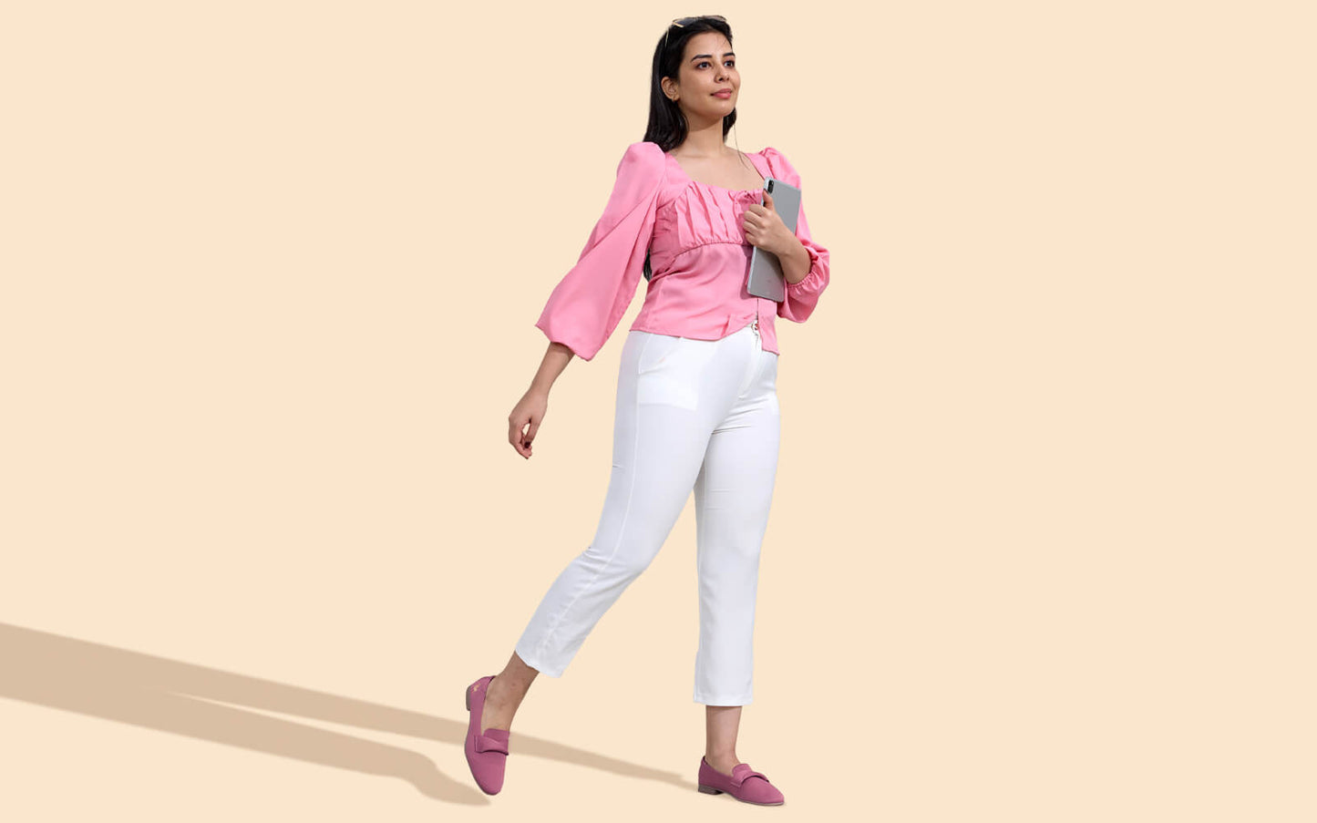 Knit Grace Loafers For Women : Rose