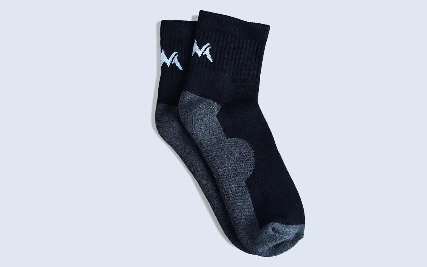Quarter All Day Socks : Black (Pack of 1)