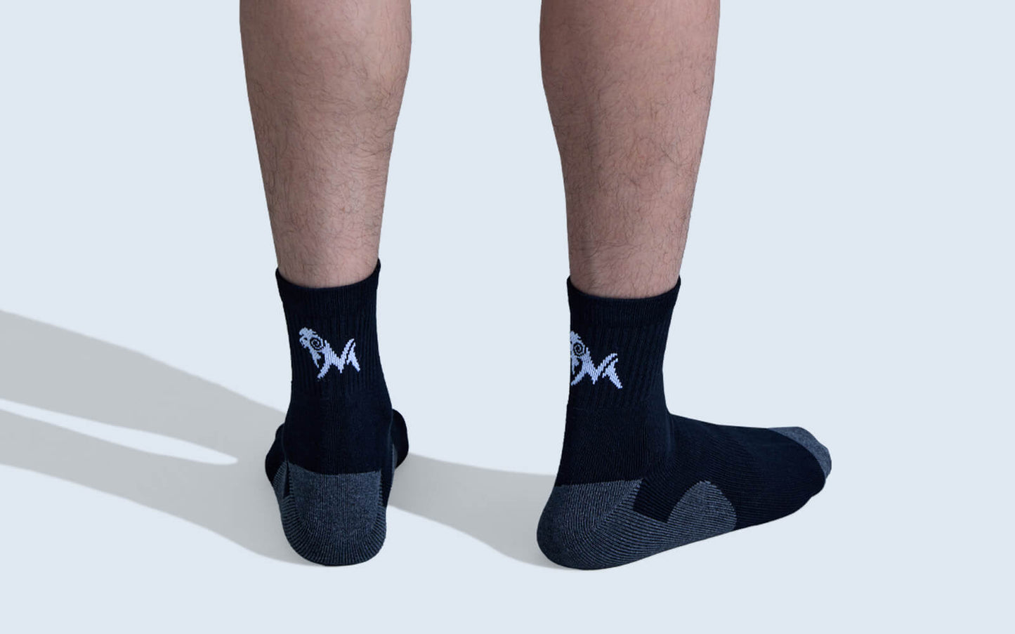 Quarter All Day Socks : Black (Pack of 1)