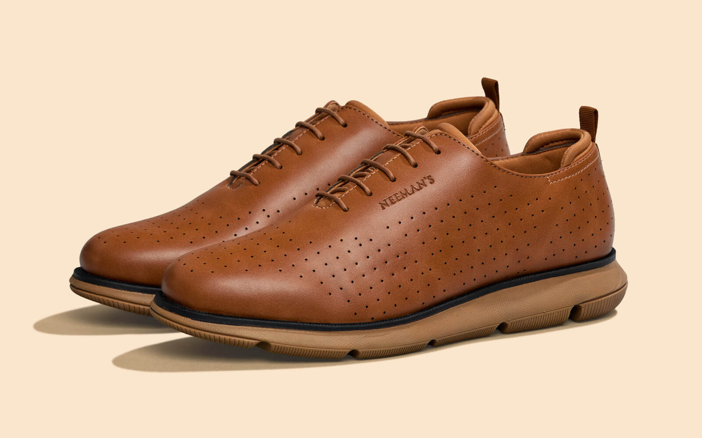 Flexy Brogues : Tan