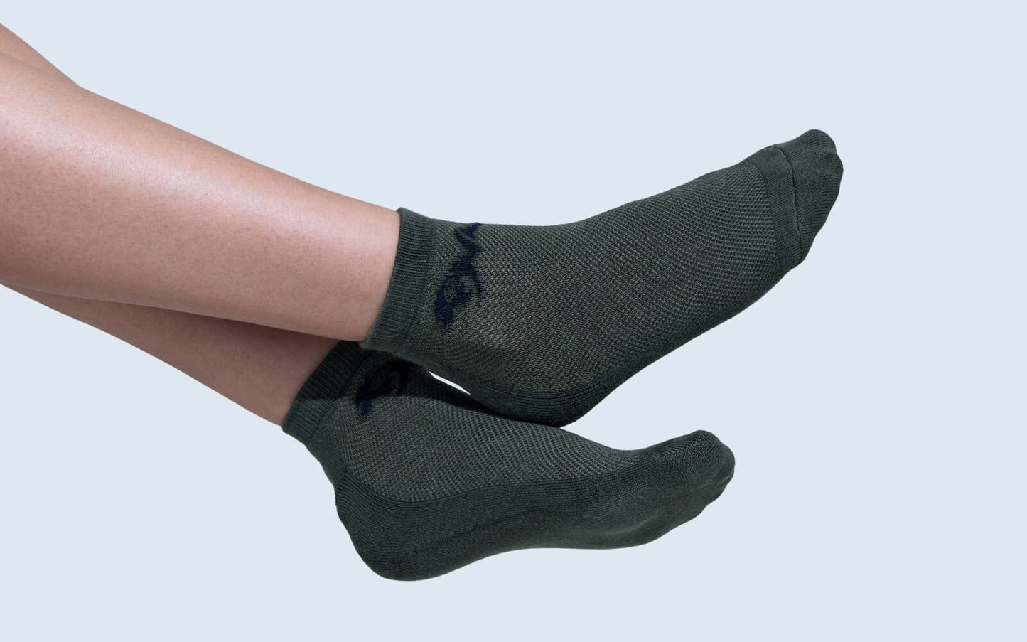 Low-Cut Ankle Socks : Black White Grey (Pack of 3)