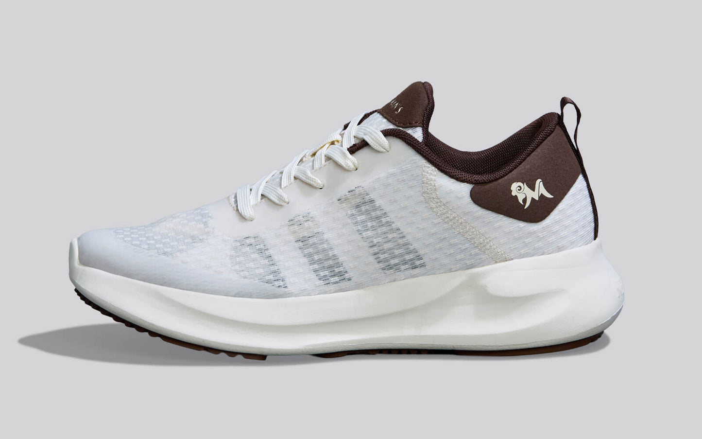 Swift Knit Sneakers For Men : Ivory Brown