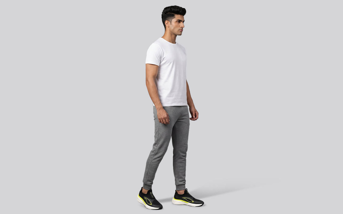 Novra Slip Ons For Men : Black