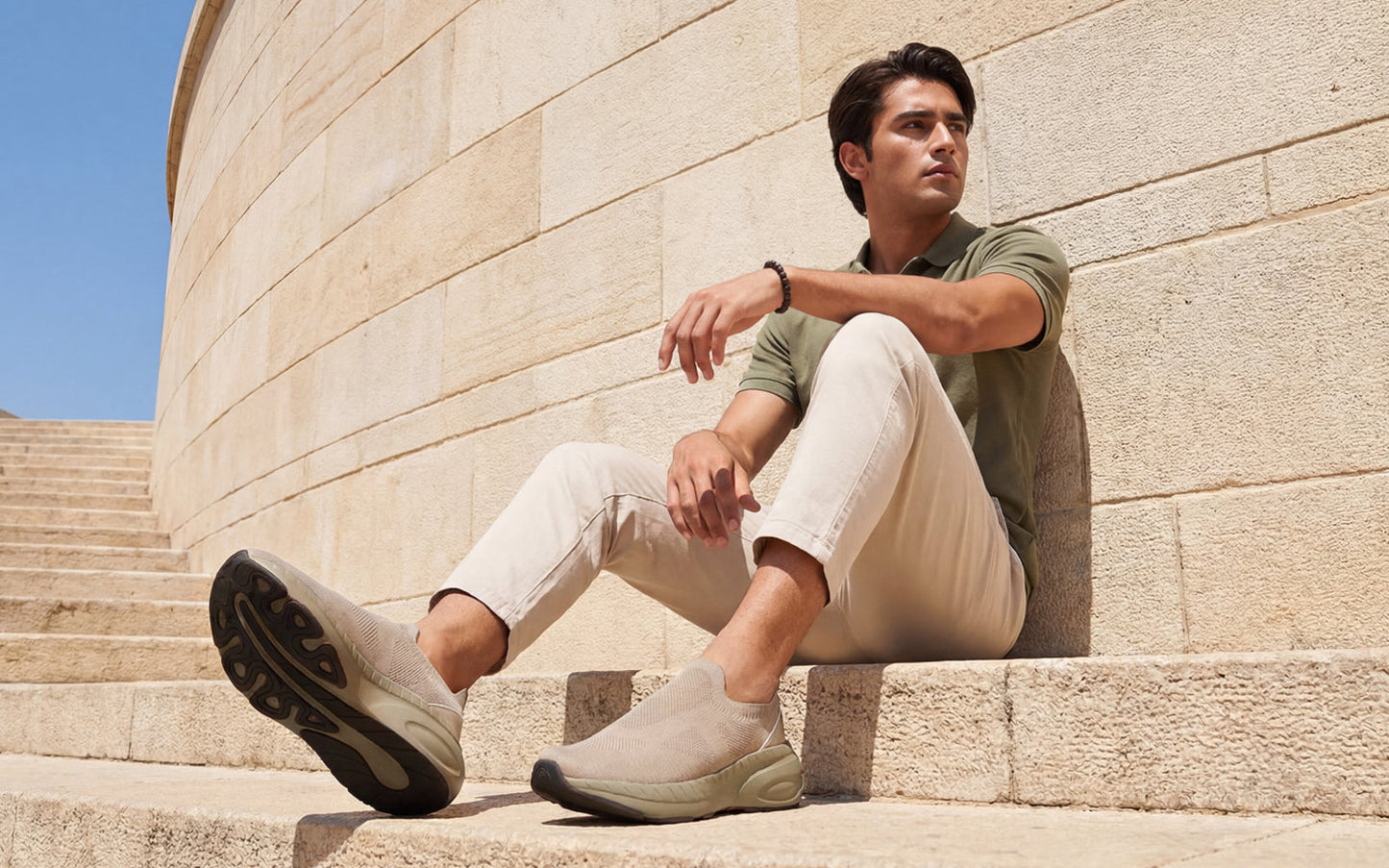 Begin Walk All Day For Men : Goat Black