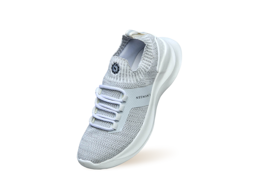 Fuse Knit Sneakers : White