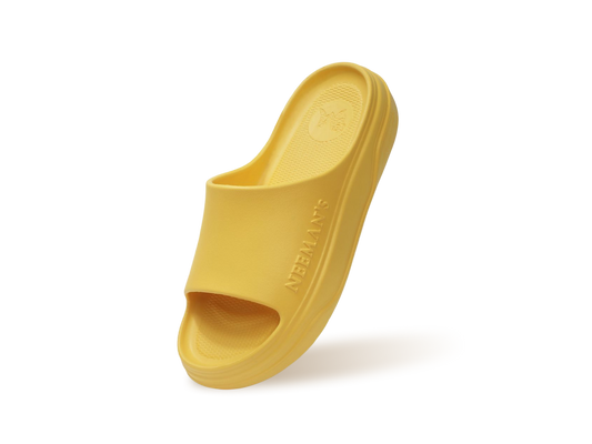 Cushers Slides For Women : Yellow