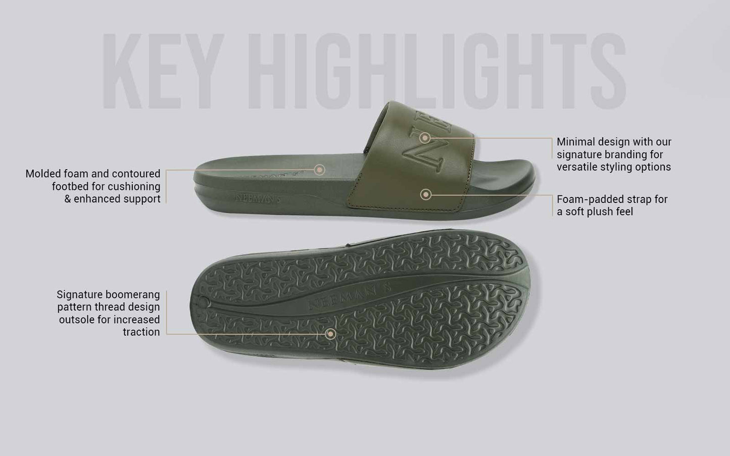 Cushy Slides : Olive